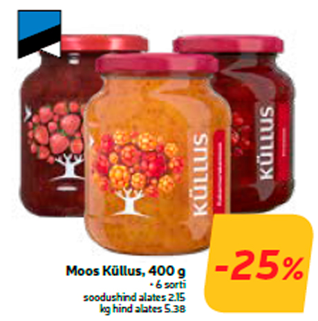 Варенье Küllus, 400 г  -25%
