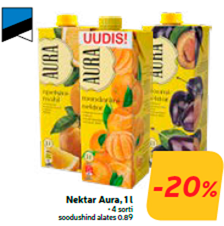 Нектар Aura, 1 л  -20%
