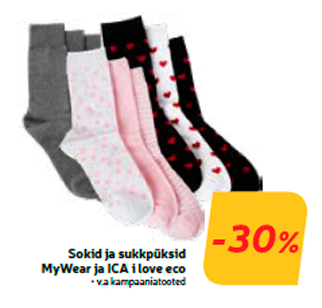 Носки и колготки MyWear ja  ICA  i love eco  -30%
