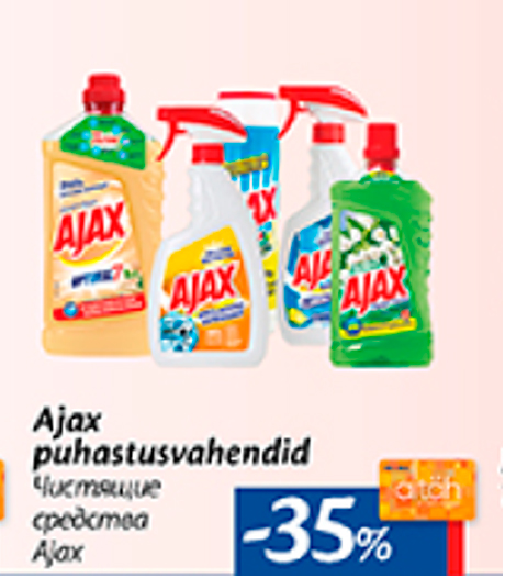 Ajax puhastusvahendid  -35%