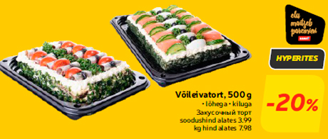 Võileivatort, 500 g  -20%