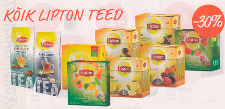 KÕIK LIPTON TEED  -30%