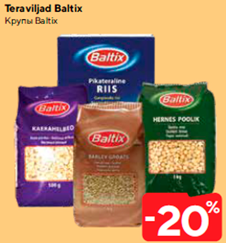 Teraviljad Baltix  -20%
