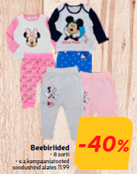 Beebiriided  -40%
