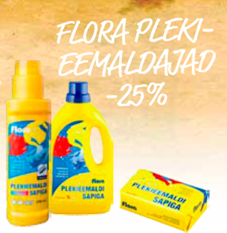 FLORA PLEKIEEMALDAJAD  -25%