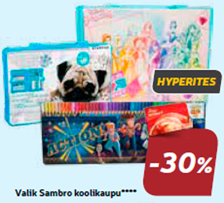 Valik Sambro koolikaupu**** -30%