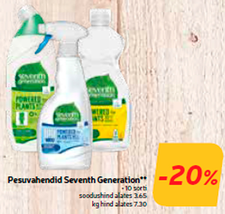 Pesuvahendid Seventh Generation** -20%