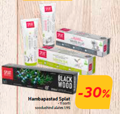 Hambapastad Splat -30%