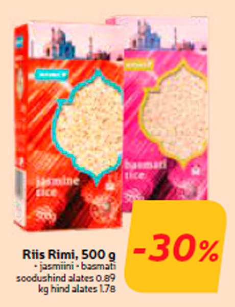 Рис Rimi, 500 г -30%