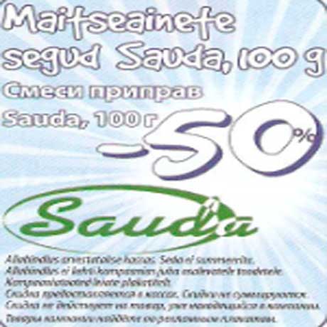 Смеси приправ Sauda,100г -50%