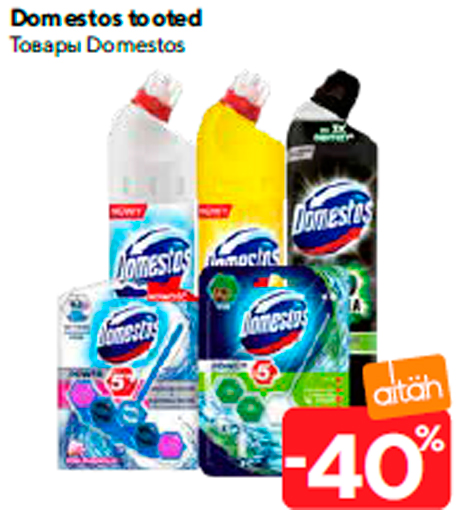 Товары Domestos -40%