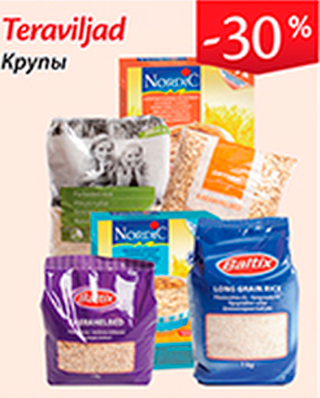 Teraviljad  -30%