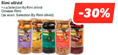 Rimi oliivid -30%