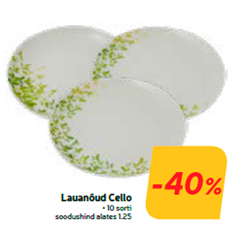 Посуда Cello  -40%
