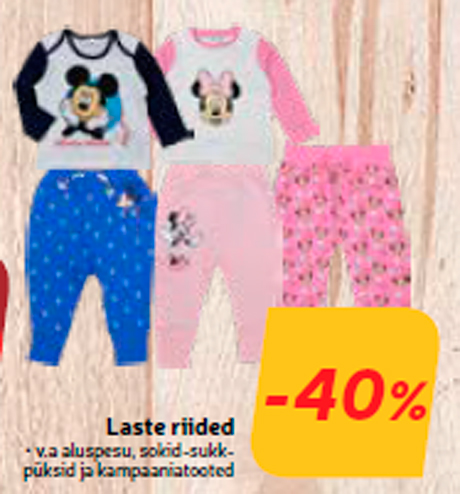 Laste riided -40%