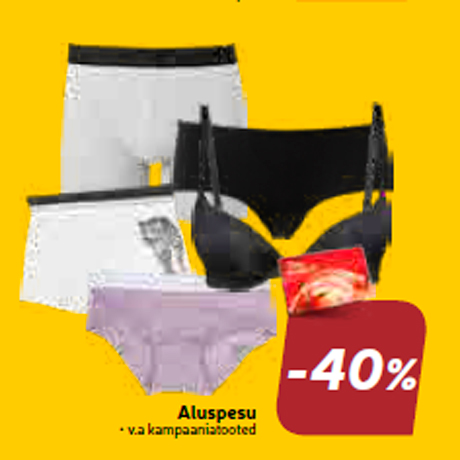 Aluspesu  -40%
