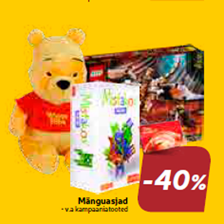 Mänguasjad  -40%
