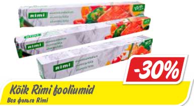 Вся фольга Rimi -30%