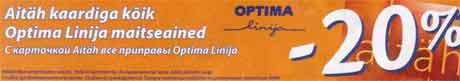 Optima Linija maitseained