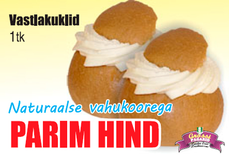 Vastlakuklid 1tk  -  PARIM HIND