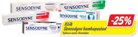 Все зубные пасты Sensodyne  -25%