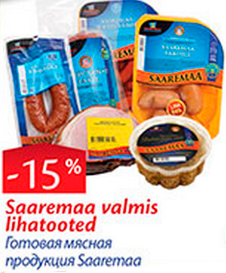 Saaremaa valmis lihatooted  -15%
