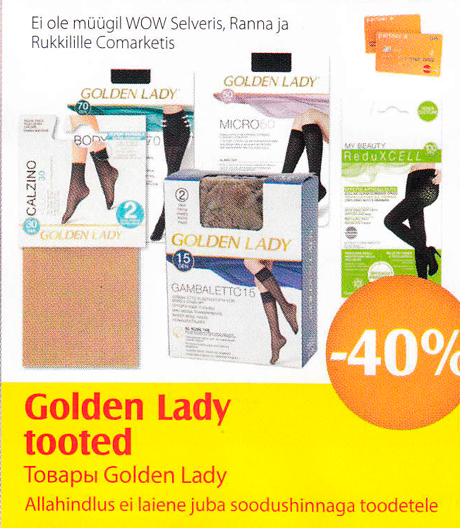 Golden Lady tooted  -40%