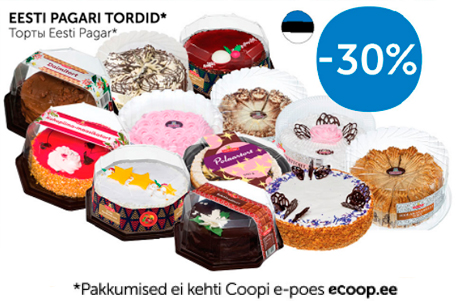 EESTI PAGARI TORDID*  -30%