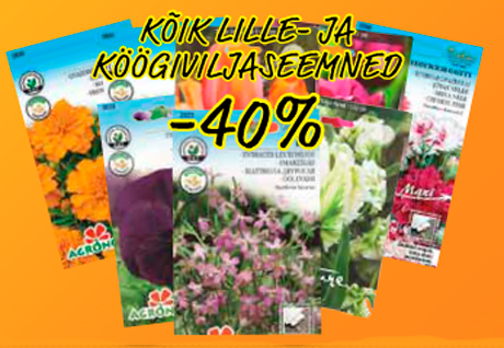 Все семена цветов и овощных культур -40%