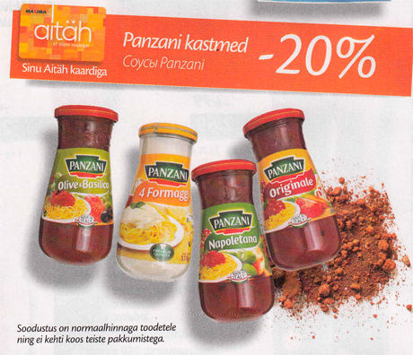 Panzani kastmed  -20%