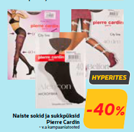 Naiste sokid ja sukkpüksid Pierre Cardin -40%