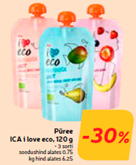 Пюре   ICA, 120 г -30%