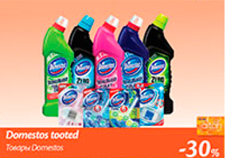 Domestos tooted  -30%