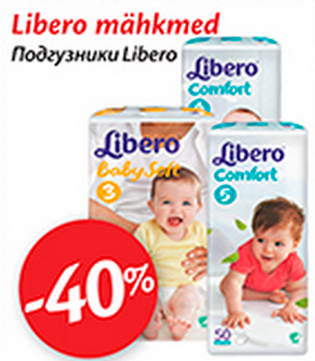 Libero mähkmed -40%