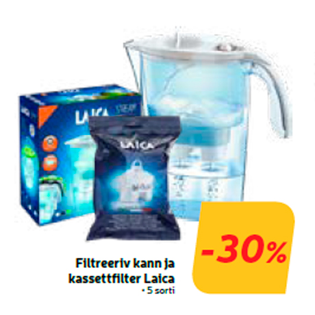 Фильтр кувшин и картриджный фильтр Laica  -30%

