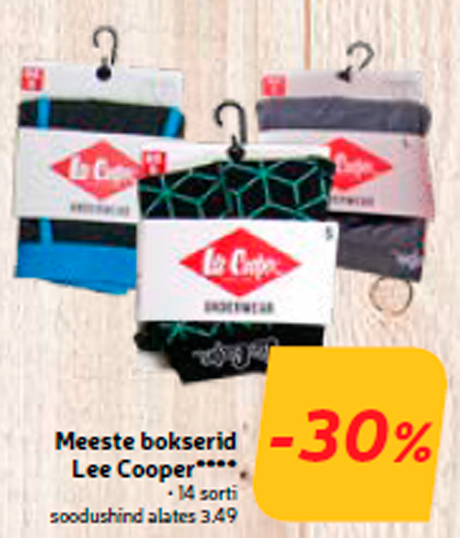 Мужские боксеры Lee Cooper**** -30%