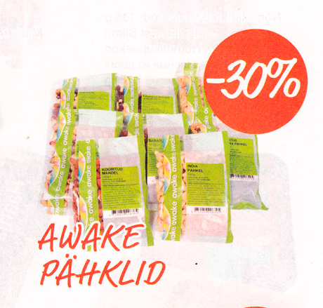 AWAKE PÄHKLID  -30%