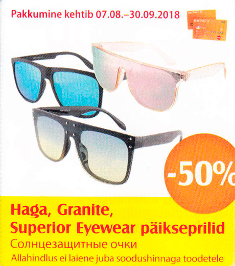 Haga, Granite, Superior päikseprilid  -50%