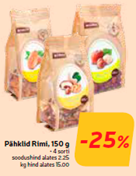 Орехи Rimi, 150 г  -25%
