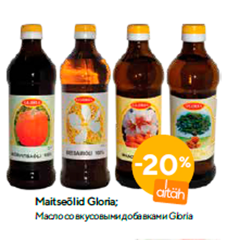 Maitseõlid Gloria  -20%