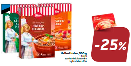 Helbed Helen, 500 g  -25%
