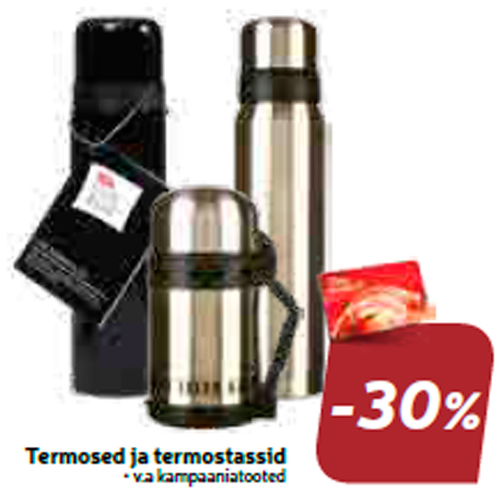 Termosed ja termostassid  -30%
