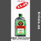 Liköör Jägermeister 35%, 0,7 l