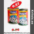 Daya konservtoit kassidele 400 g 2 sorti