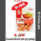 Kanakroketid 300 g