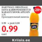 Allahindlus - HARTWALL ORIGINAAL JAFFA KARBONISEERITUD
KARASTUSJOOK APELSIN 1,5L 