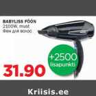 BABYLISS FÖÖN 2100W, must