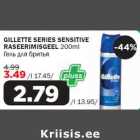 GILLETTE SERIES SENSITIVE RASEERIMISGEEL 200ml