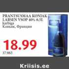 Allahindlus - PRANTSUSMAA KONJAK LARSEN VSOP 40% 0,5L karbiga