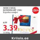 MERCI MILK KOMMIKARP 250G
